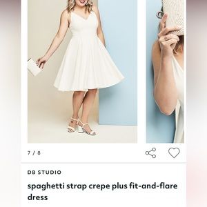 David’s Bridal “little white dress”